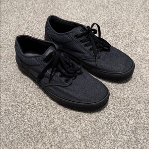 Vans Men's Charcoal Canvas Sneakers